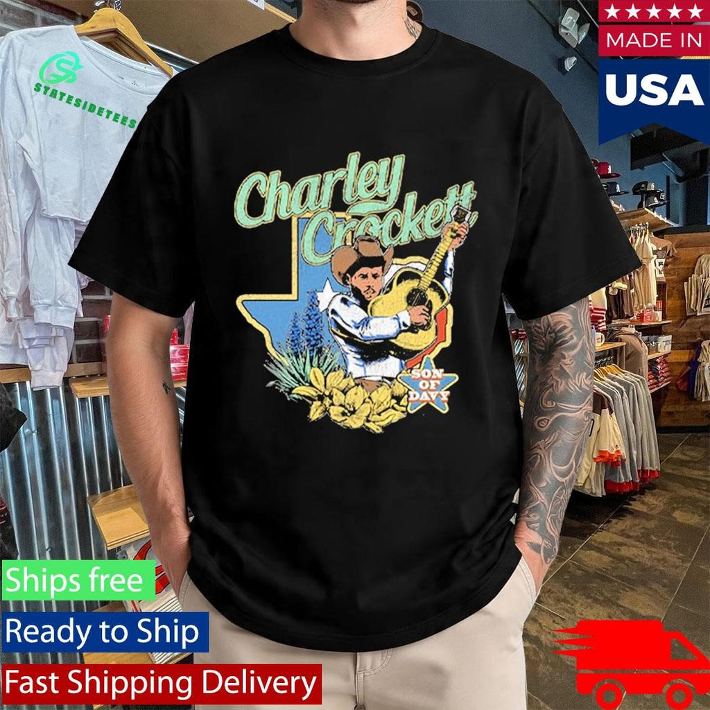 Charley Crockett Gold Bluebonnet Shirt