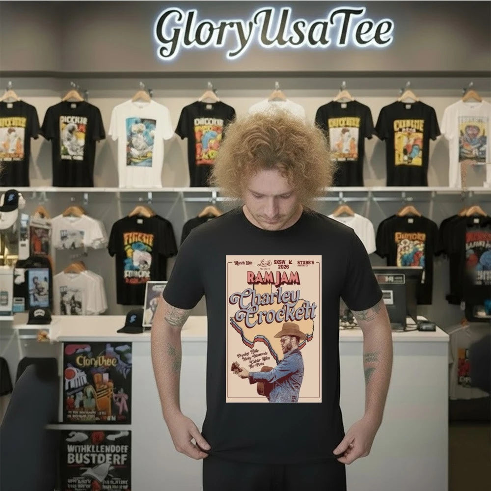 Charley Crockett March 18 2026 Austin, TX Poster Shirt