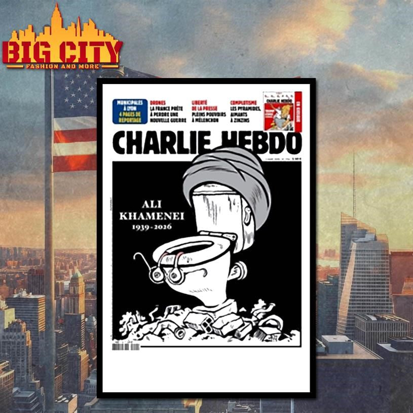 Charlie Hebdo Ali Khamenei Cover 2026 Shirt