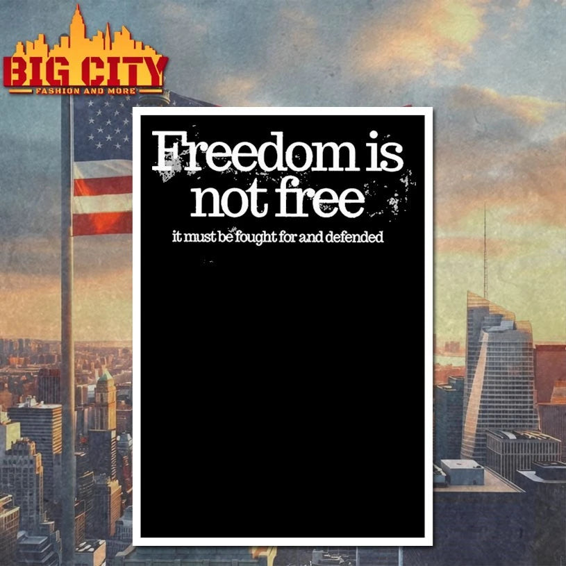 Charlie Kirk Freedom Is Not Free is must be fought for and defended shirt