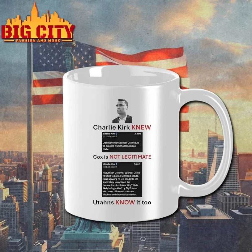 Charlie Kirk KNEW Cox Is NOT LEGITIMATE Utahns KNOW It Too shirts