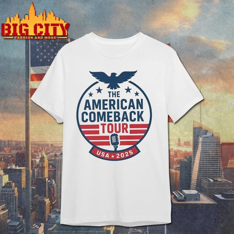 Charlie Kirk The American Comeback Tour USA 2025 Shirt