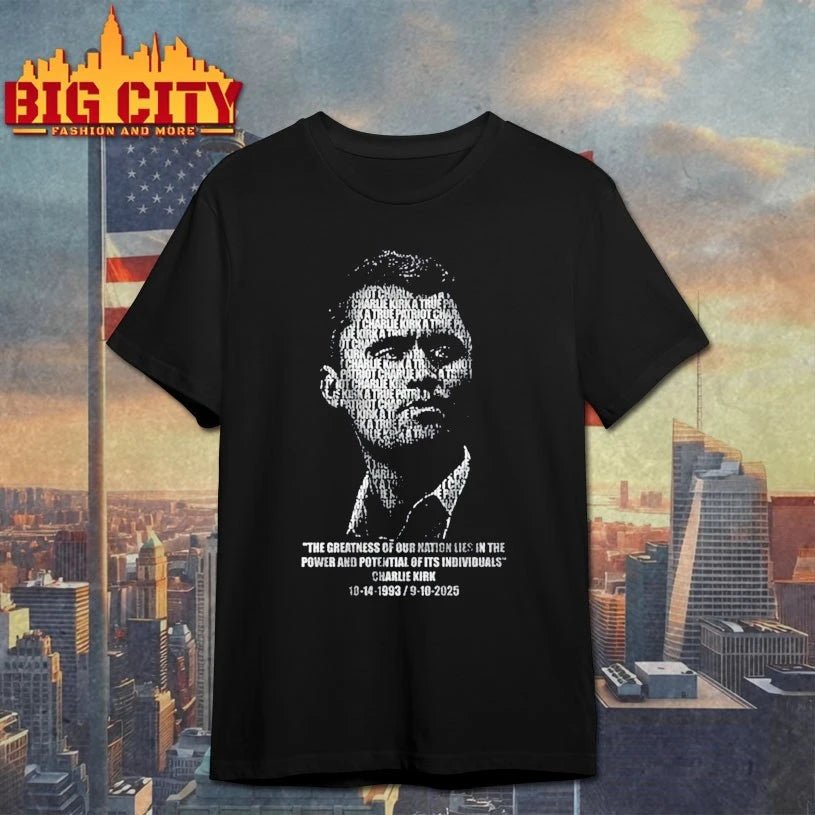Charlie Kirk The greatness of our nation lies in the power vintage shirt