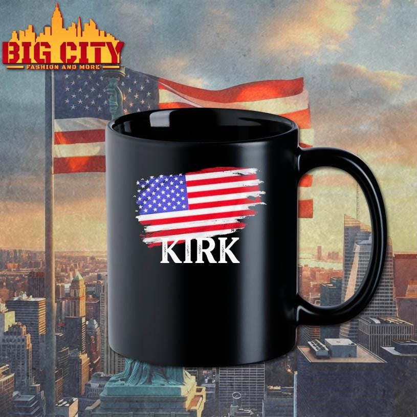 Charlie Kirk Usa American Flag Shirt