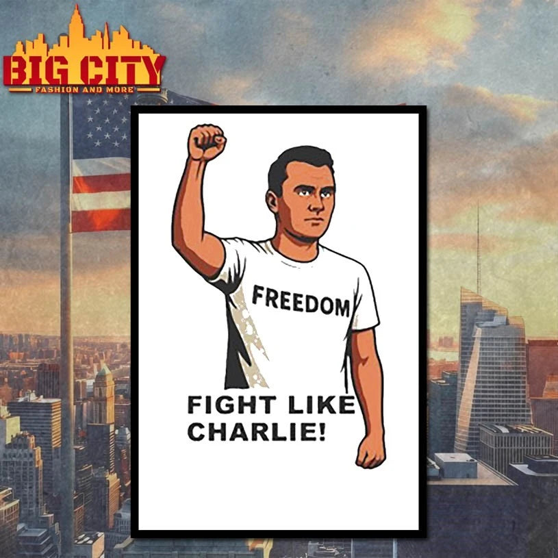 Charlie Kirk fight like freedom shirt