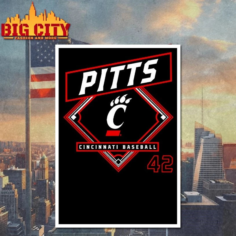 Charlie Niehaus Cincinnati Bearcats Baseball T-shirt