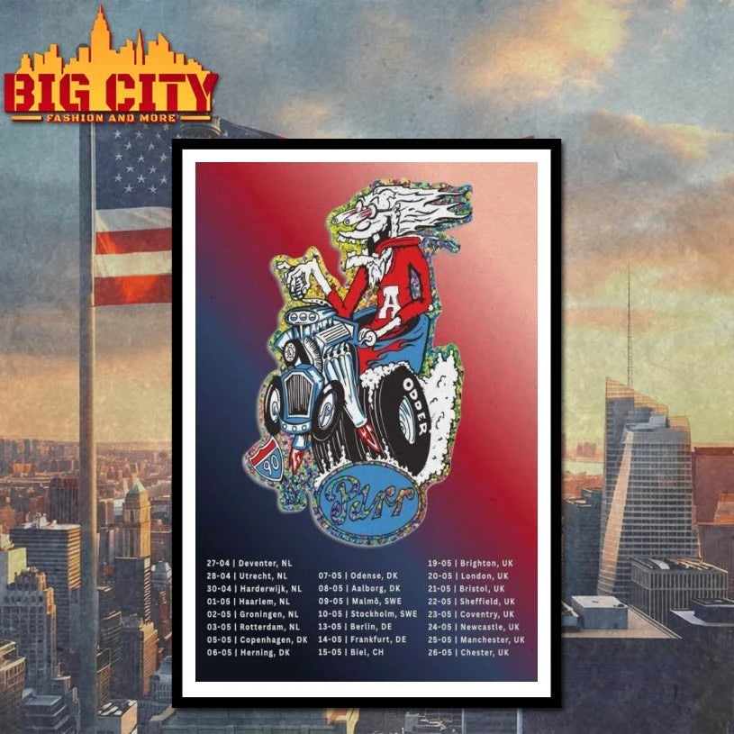 Charlie Parr Europe + UK Spring 2026 Poster shirt
