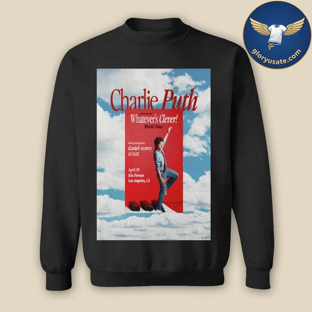 Charlie Puth Apr 29 2026 Kia Forum Los Angeles CA Poster Shirt