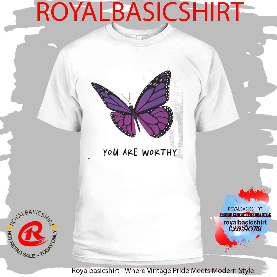 Charlotte Flair You Are Worthy Butterfly Shirt