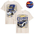 Chase Elliott Classic Ink Cream #9 Kelley Blue Book 2026 Two Sided Shirt