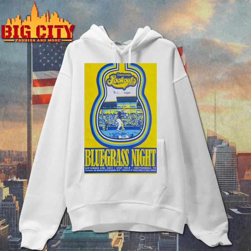 Chattanooga Lookouts Bluegrass Night Chattanooga TN Live September 6 2025 Poster shirt