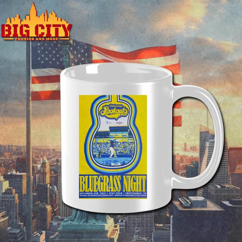 Chattanooga Lookouts Bluegrass Night Chattanooga TN Live September 6 2025 Poster shirt