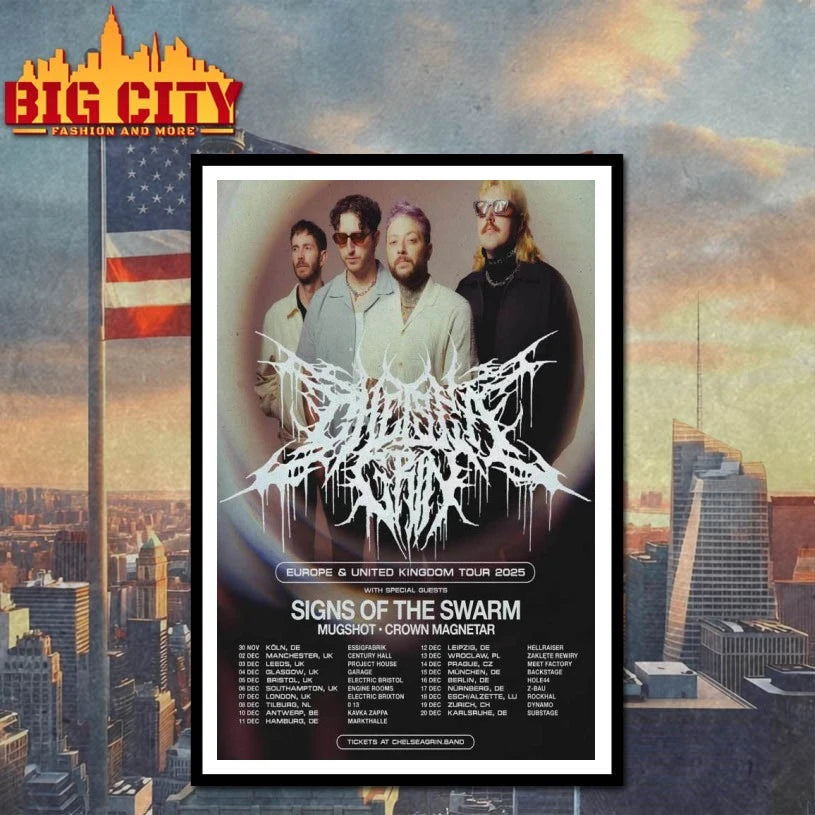 Chelsea Grin Tour Dec 2025 Poster shirt