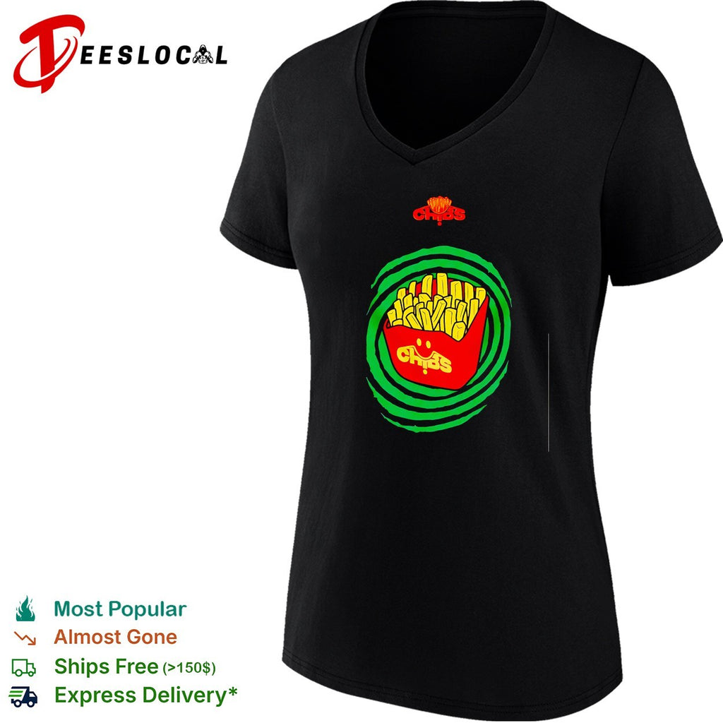 Chibs french fries food aesthetic shirt
