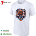 Chicago Bears Football 75 Anniversary 1920 1994 Logo Emblem Team shirt
