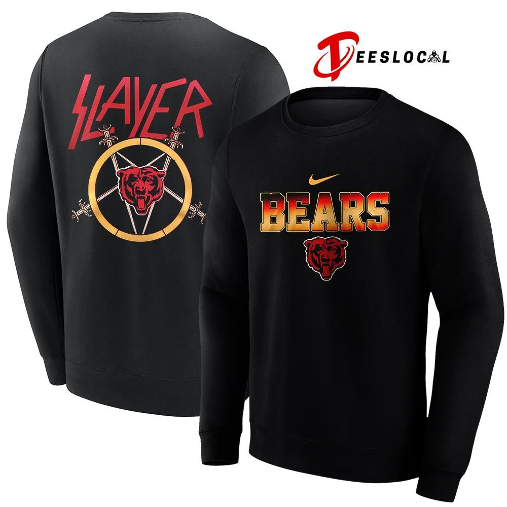 Chicago Bears x Slayer logo shirt