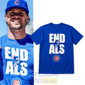 Chicago Cubs Nico Hoerner End ALS Awareness T-Shirt
