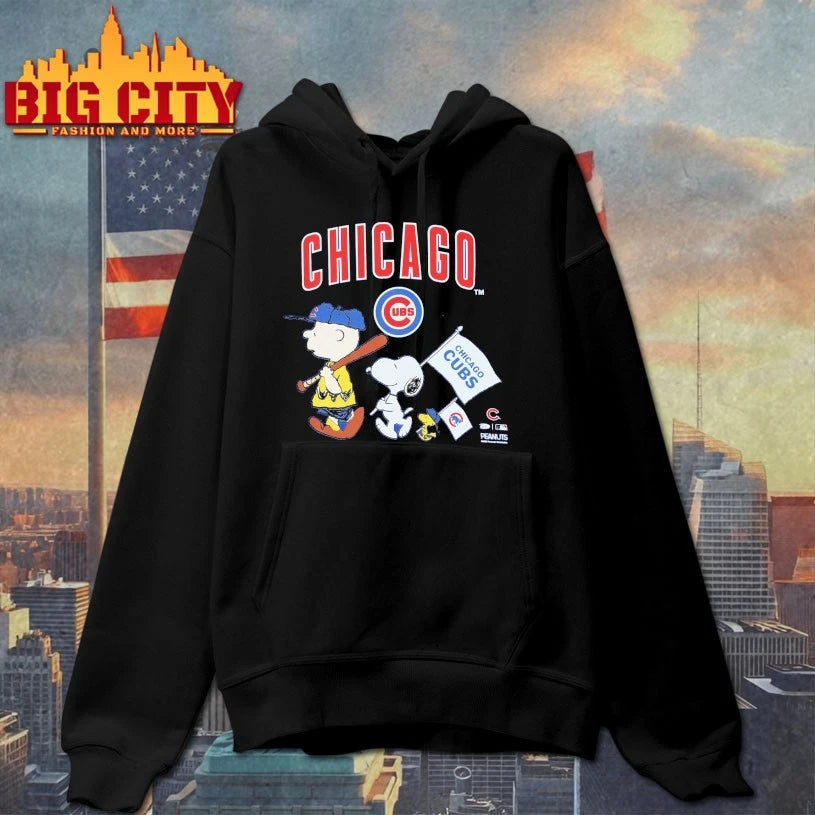 Chicago Cubs Toddler Peanuts Flag shirt