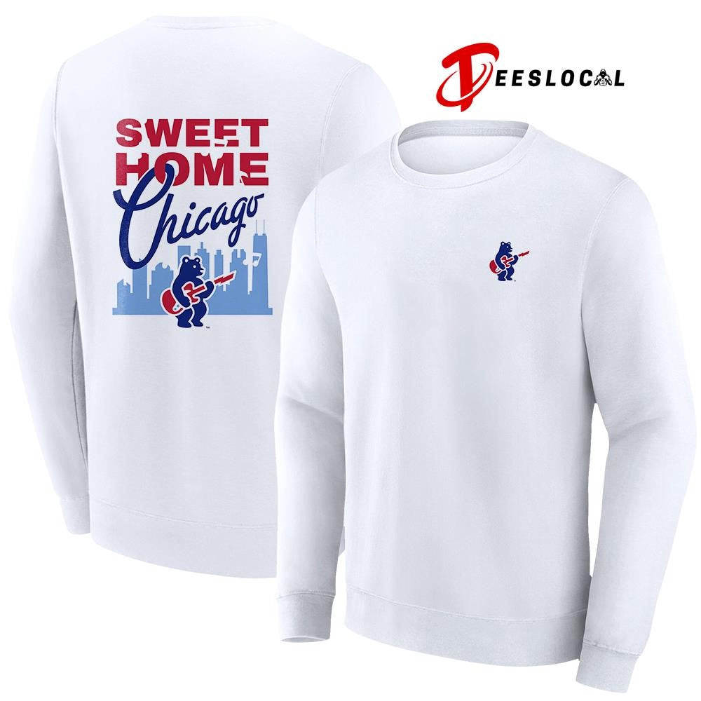 Chicago Cubs sweet home Chicago city skyline silhouette shirt