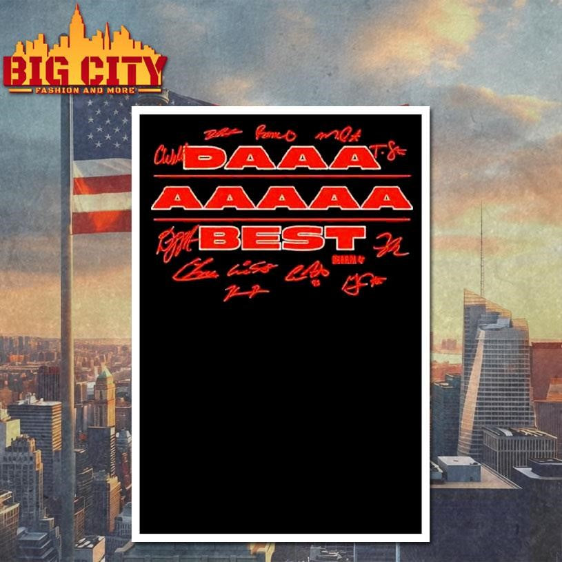Chicago Football Daaaaaaaaa Best Signatures Shirt