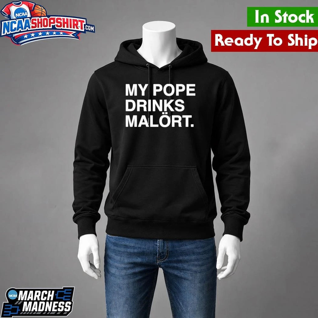 Chicago Happy 312 Day My Pope Drinks Malort Shirt