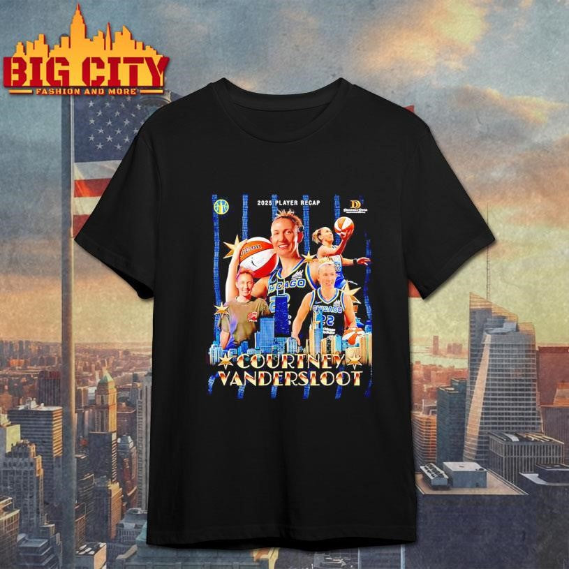Chicago Sky Courtney Vandersloot 2025 Player Recap Shirt