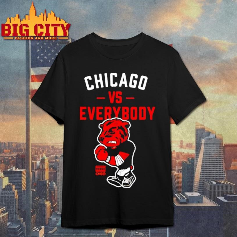 Chicago vs Everybody mascot graphic shirt