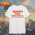 Chicago. IL 2025 Senses Fail Chicago, IL shirt
