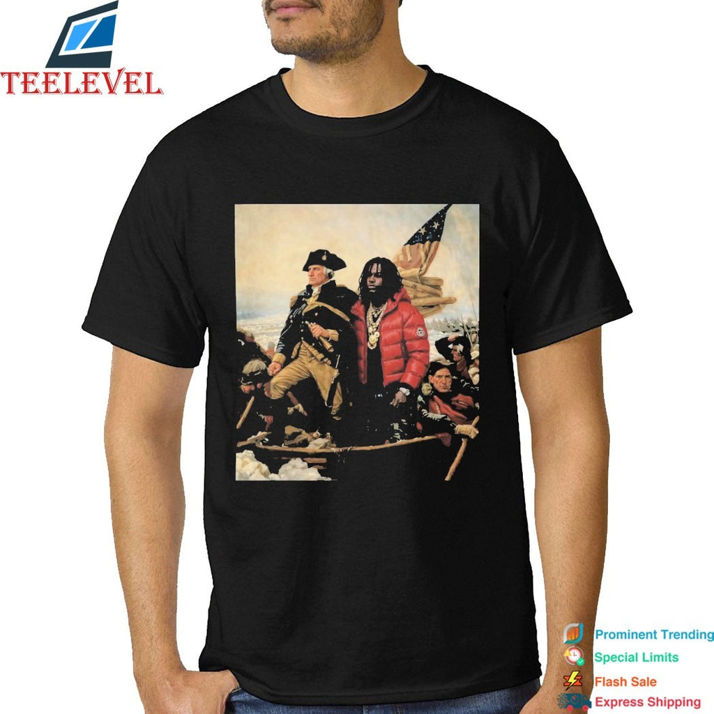 Chief Keef X George Washington Independence Day T-shirts