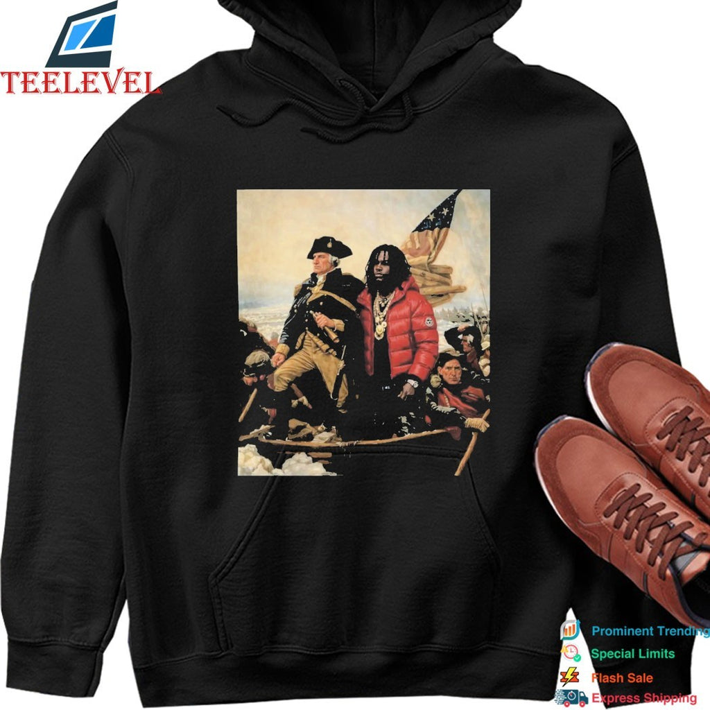 Chief Keef X George Washington Independence Day T-shirts