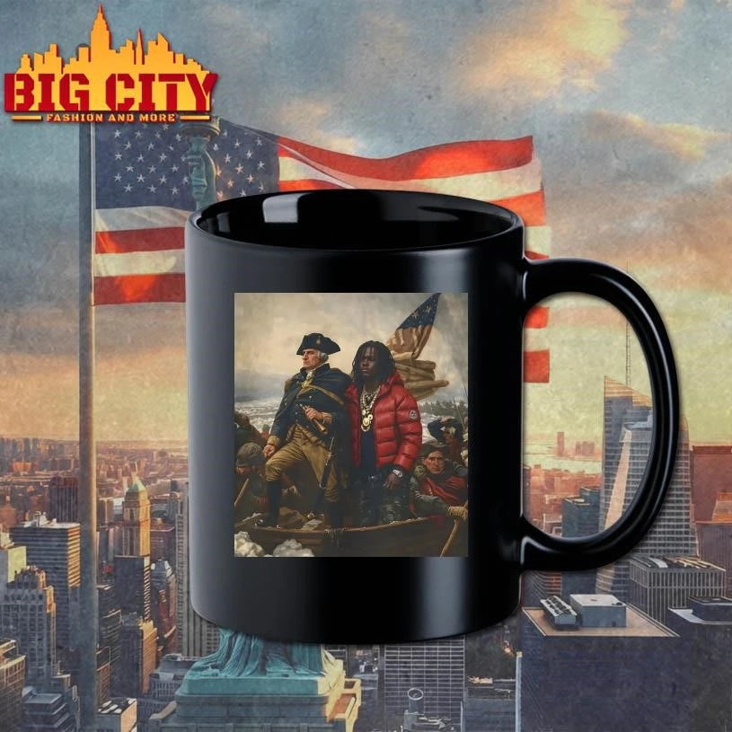 Chief Keef X Washington Crossing The Delaware Parody Shirt