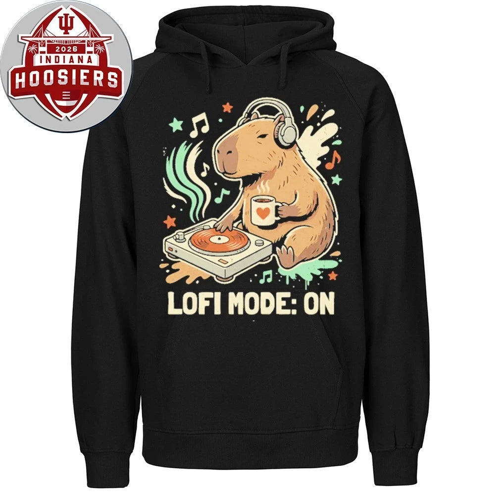 Chill Capybara DJ Retro Aesthetic Shirt