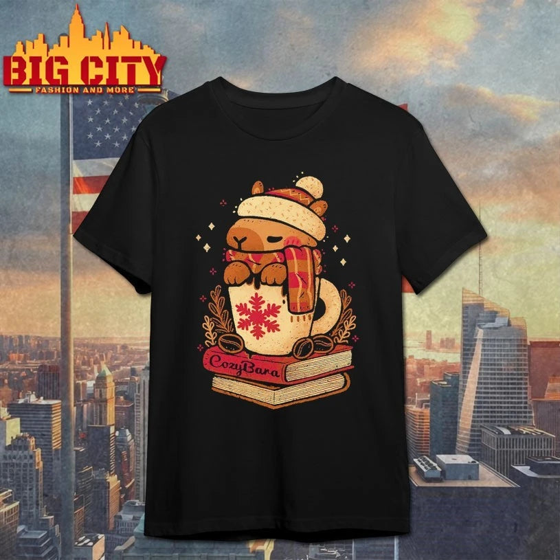 Chilly Cozy Capybara christmas 2025 Shirt
