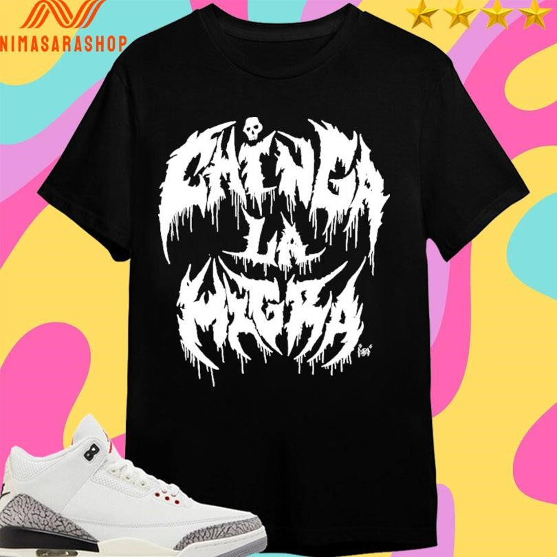 Chinga La Migra Metal Font Era Ov Failure Shirts