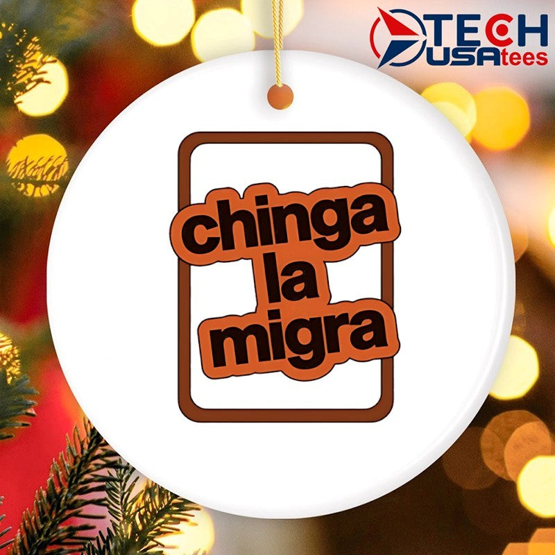 Chinga la migra logo shirt