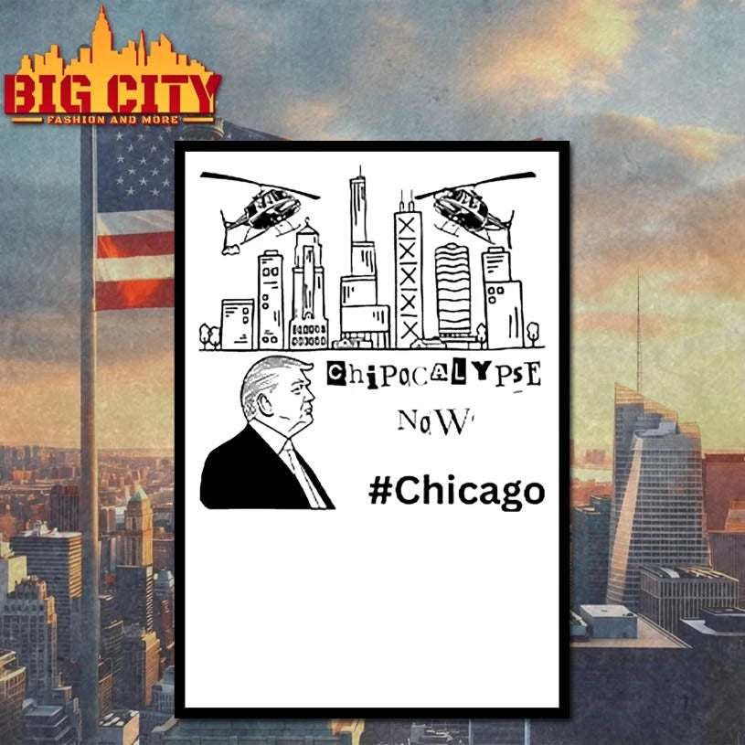 Chipocalypse Now Chicago Department of War Trump shirt
