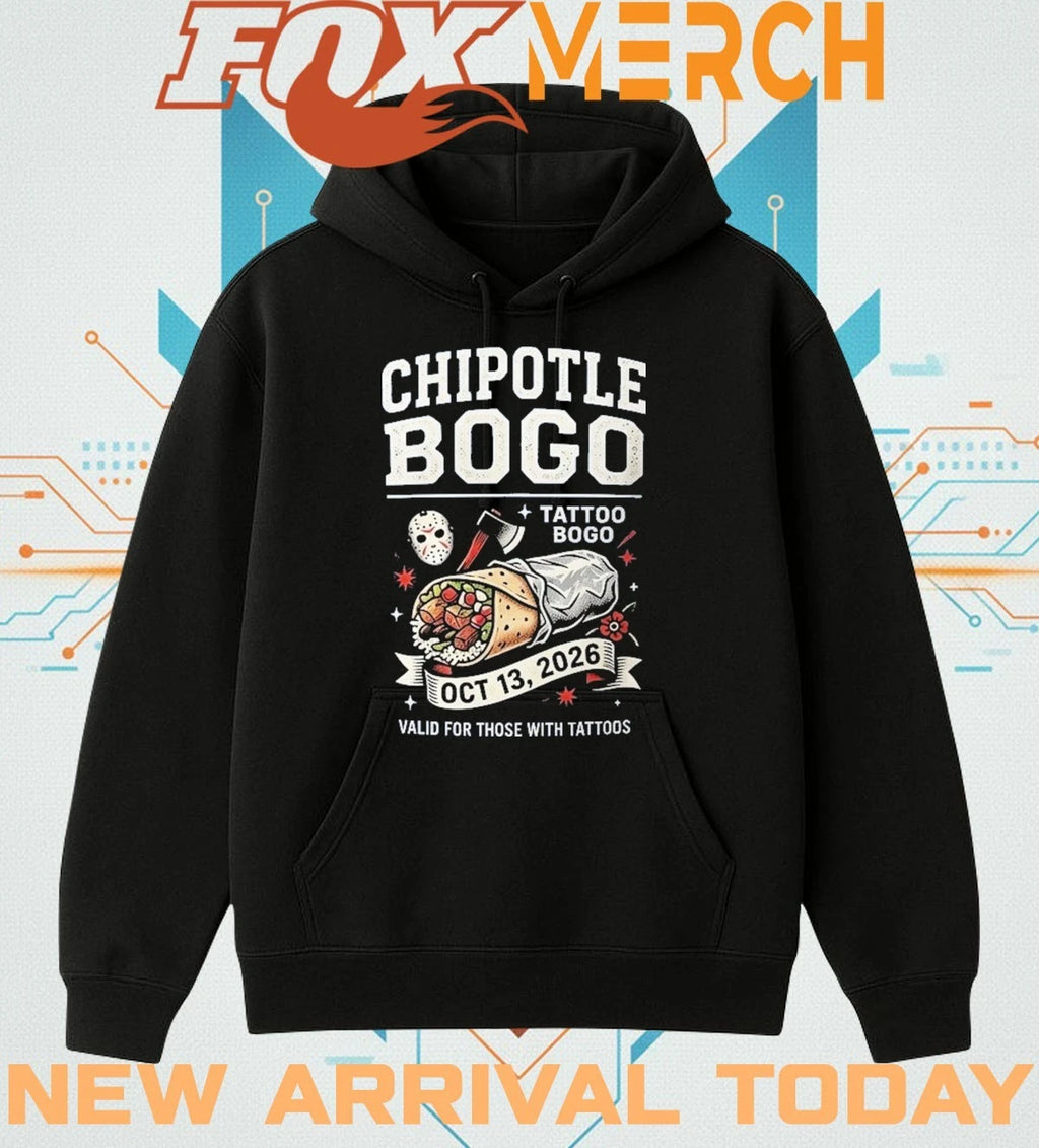 Chipotle bogo tattoo bogo valid for those with tattoos oct 13, 2026 t-shirt