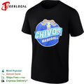 Chivos Baseball ram skull vintage logo shirt