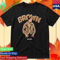 Chris Brown Fuzzy Brown Shirt