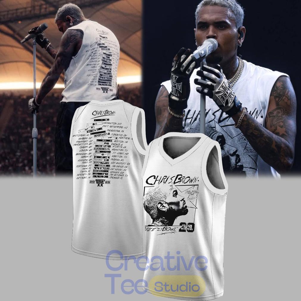 Chris Brown R&B Tour Special Jersey Shirt