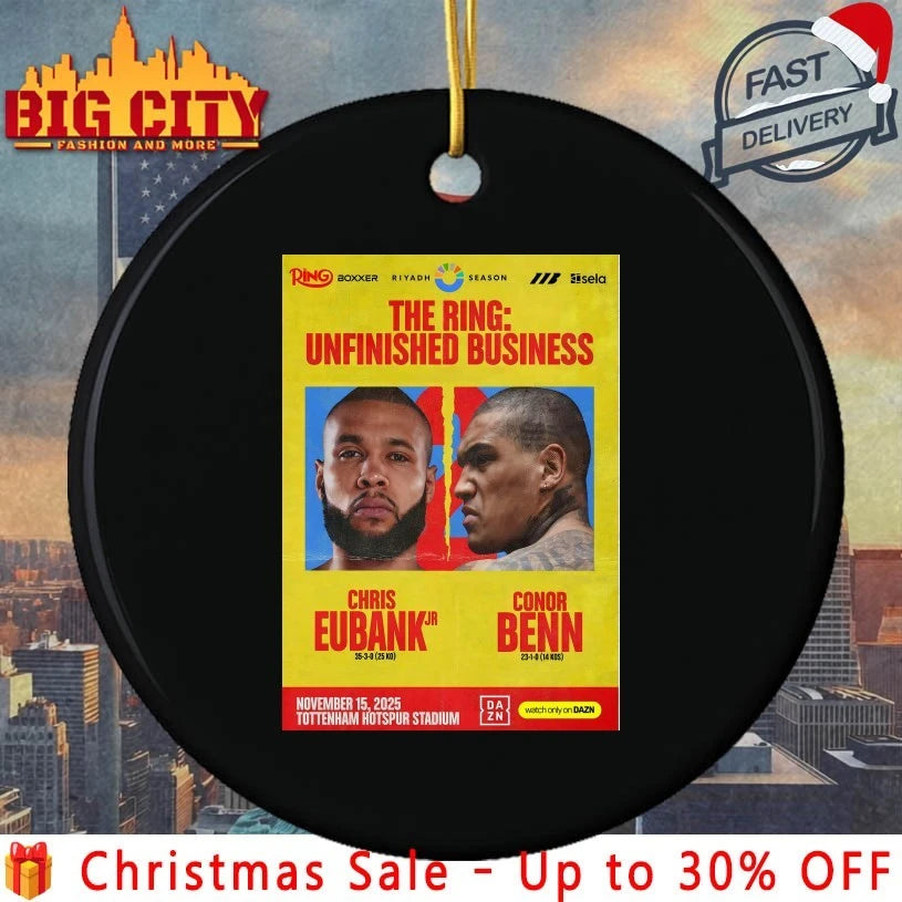 Chris Eubank Jr vs Conor Benn 2 2025 Fight Poster Shirt