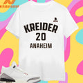 Chris Kreider 20 Anaheim Ducks Shirts
