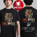 Chris Patrick God Does Like Chris Patrick On Tour With JID North American 2025 City Dates Shirt