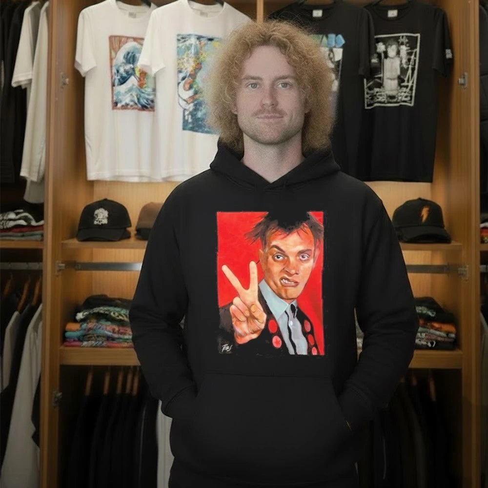 Chris Robinson Wearing Rick Young Ones Shirt
