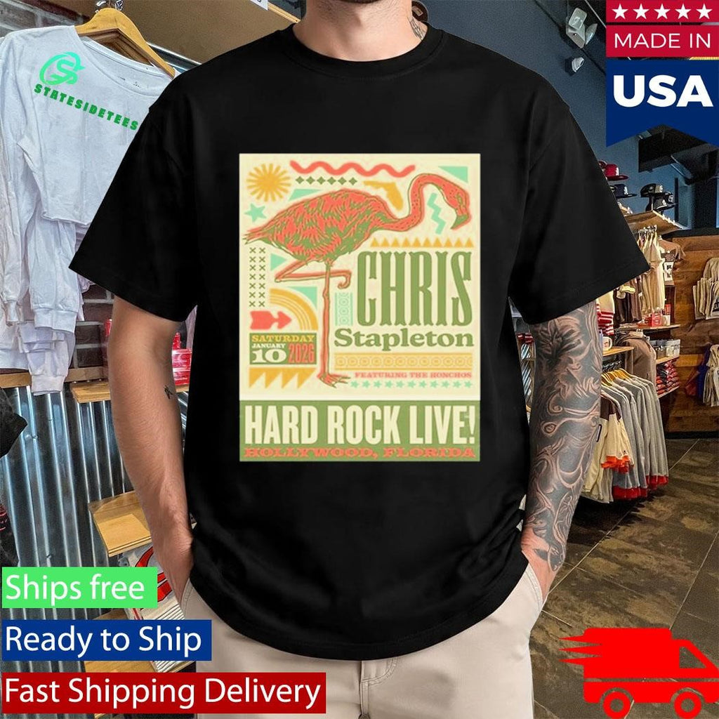 Chris Stapleton Jan 10, 2026 Hollywood Shirt