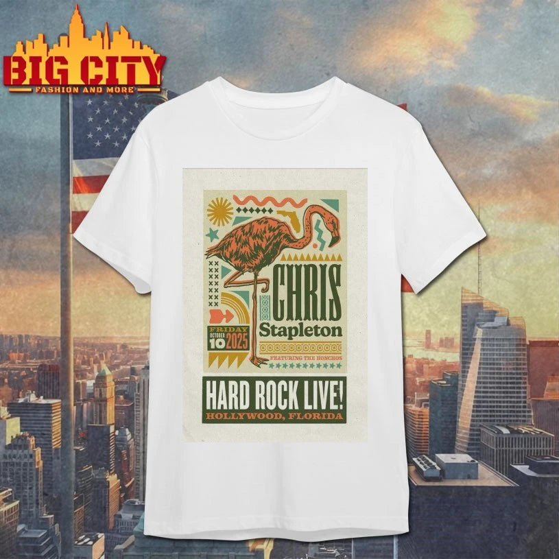 Chris Stapleton Tour Hollywood, FL 10.10.2025 Poster shirt