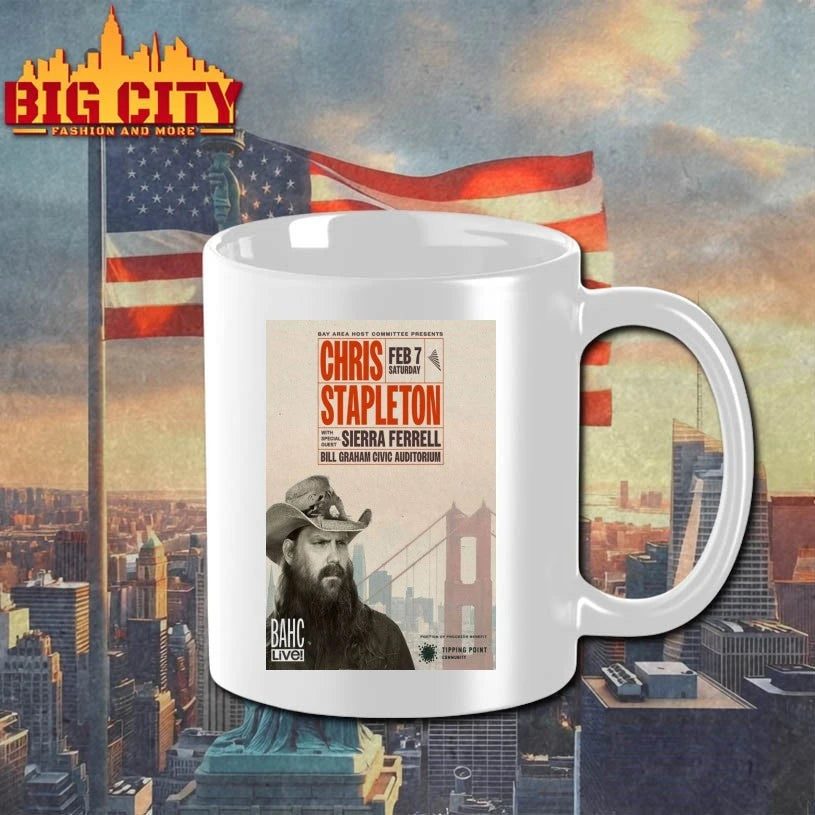 Chris Stapleton Tour San Francisco CA Feb 7 2025 Poster Shirt