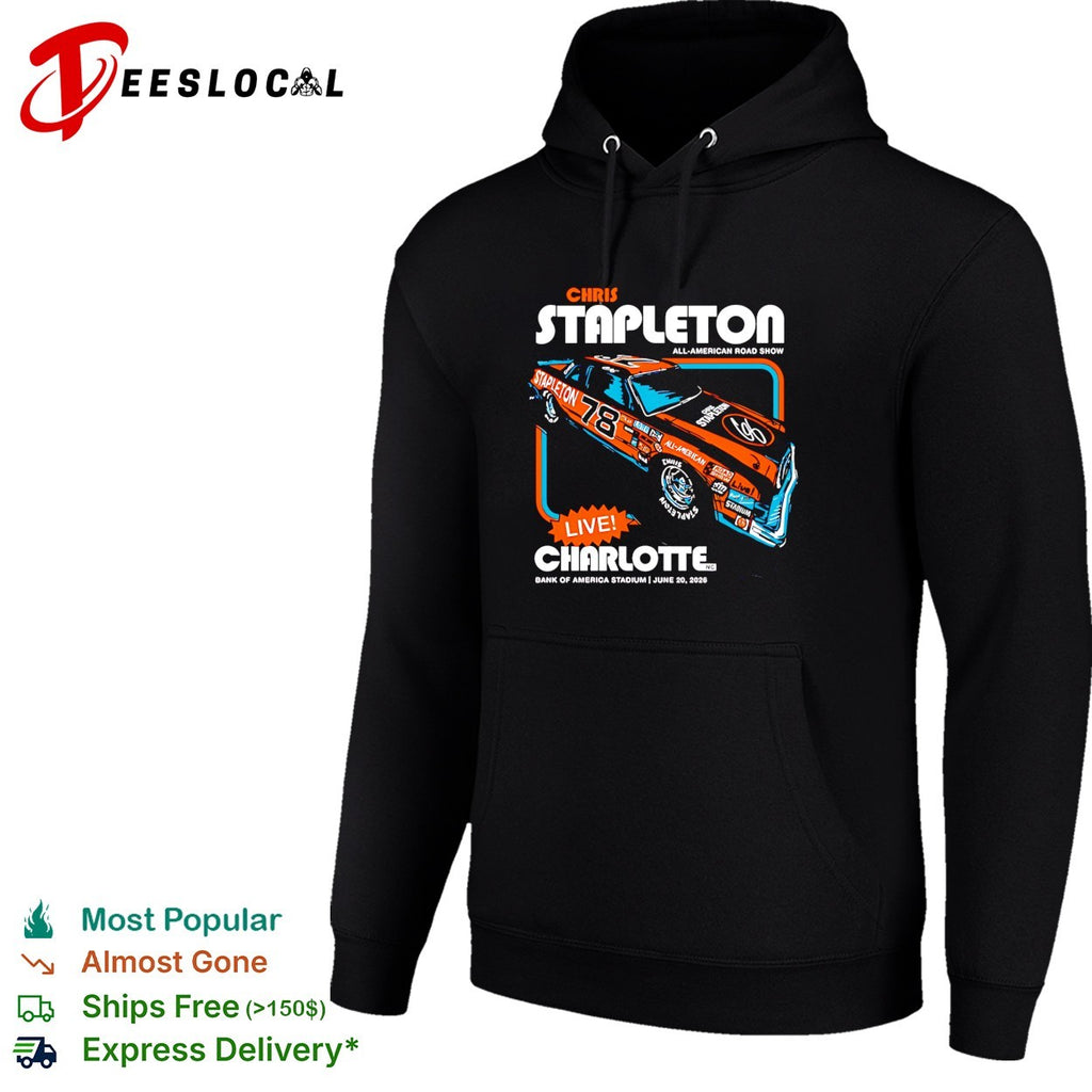 Chris Stapleton all American road show Charlotte 2026 shirt