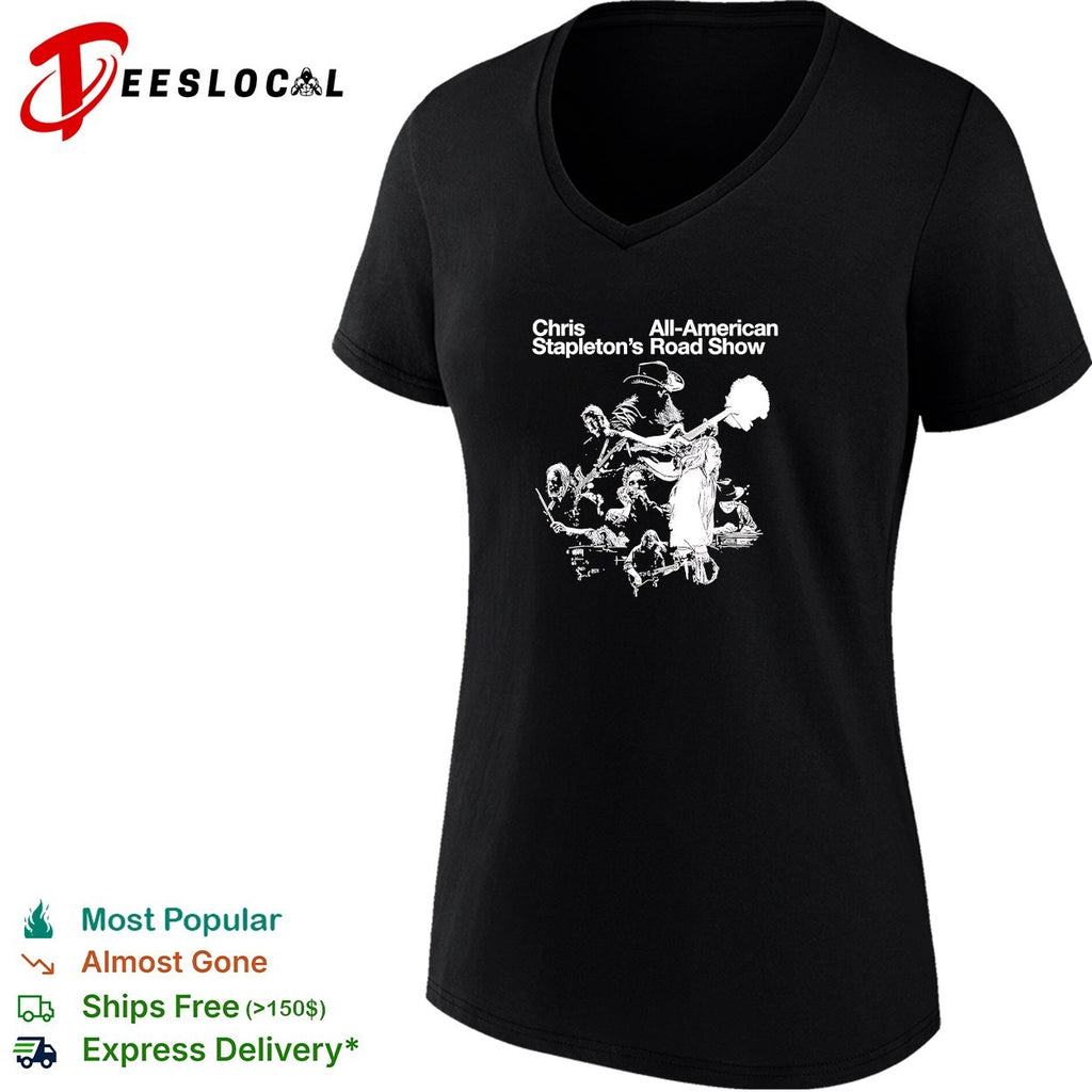 Chris Stapleton all American road show band shirt