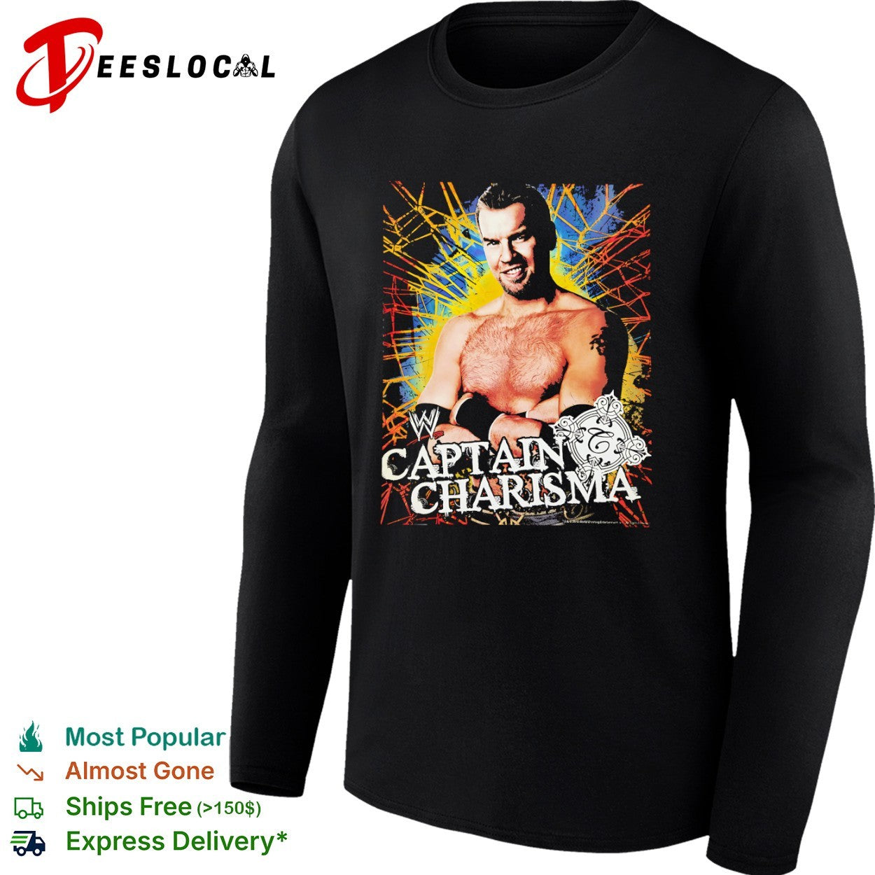 Christian Cage WWE Captain Charisma 2010 World Wrestling Entertainment shirt